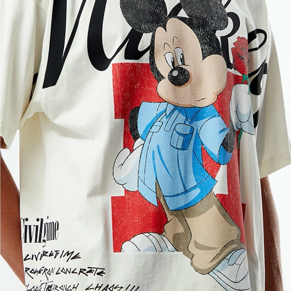 Disney Mickey Mouse Graphic Tee - White Civil Regime